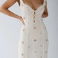 Embroidered cotton dress