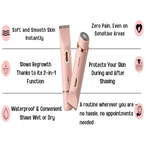 Women's razor trimmer – Smooth skin without irritation 